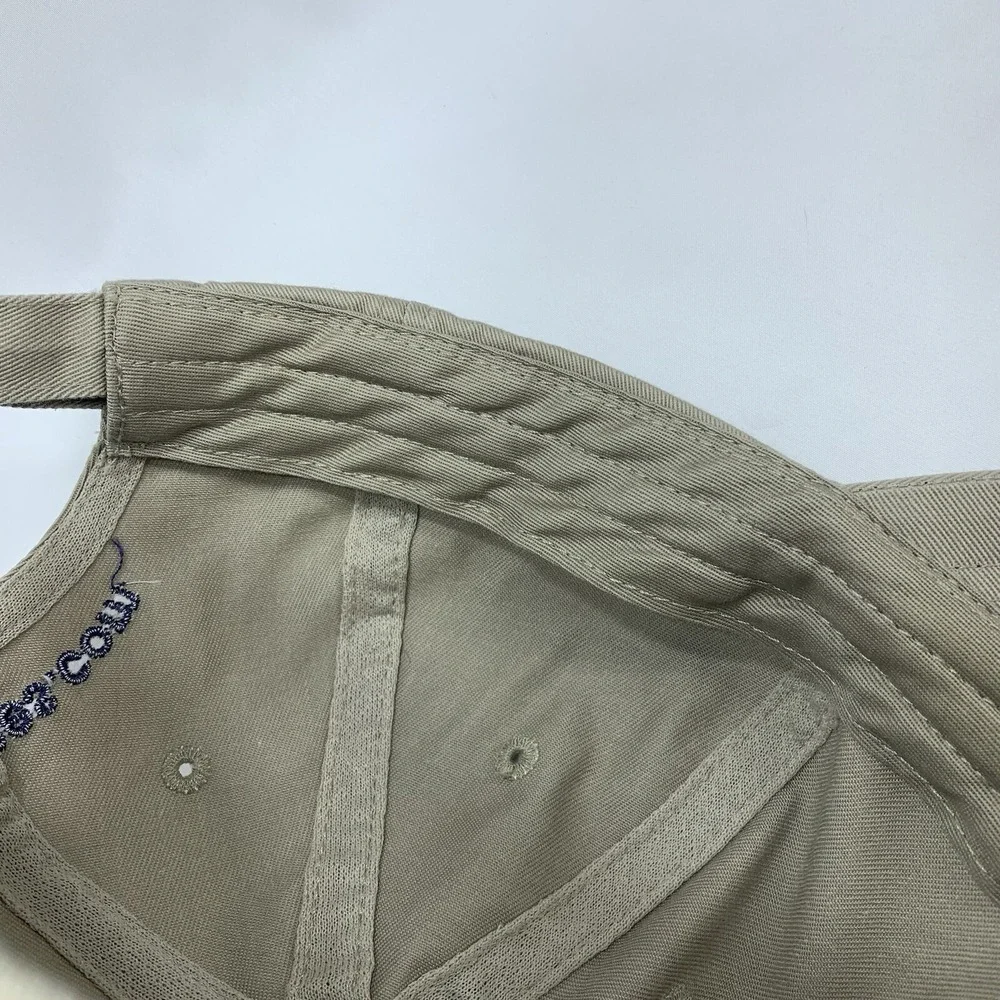 Mass Bay Lines Hat Tan Adjustable Strap OSFM Baseball Cap Tours Cruises Charters